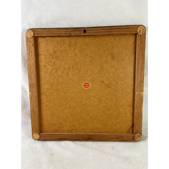 Taylor & Ng Ceramic Tile Moose Motif 9" Square Made in Japan Vintage 1980s - Picture 4 of 11